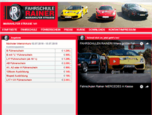 Tablet Screenshot of fahrschule-rainermh.at